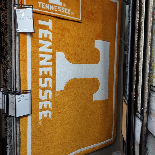 Tennessee logo run from MIGLIORE’S FLOORING & RUGS in Cookeville, TN